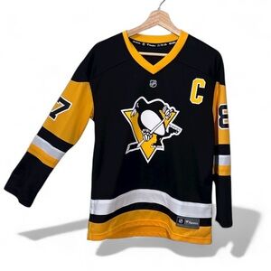 Fanatics Official Licensed Pittsburgh PenguinsCrosby Youth Jersey Size L/XL